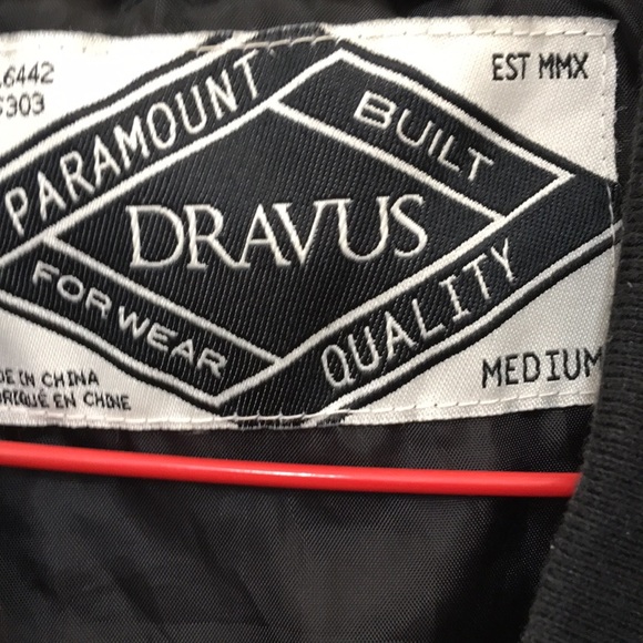 Dravus Varsity Jacket Two Tone Grey Size M